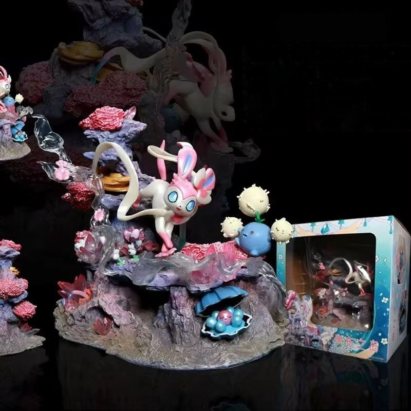 Interior Design House - Figurine GK Sylveon Shroomish Clamperl Fairy