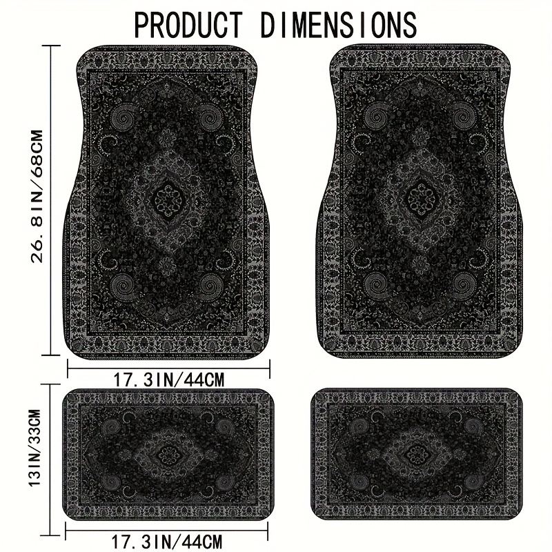 Interior Design Product - Tapis de sol de voiture rectangulaire,