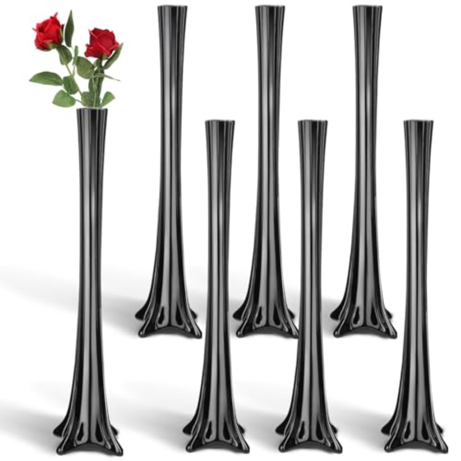 Fluted Vase Tall - Vases à flûte hauts et élancés