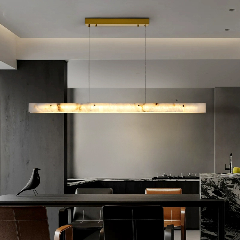 Postmoderne marbre Long penden - Interior Design Kitchen Modern avis et prix