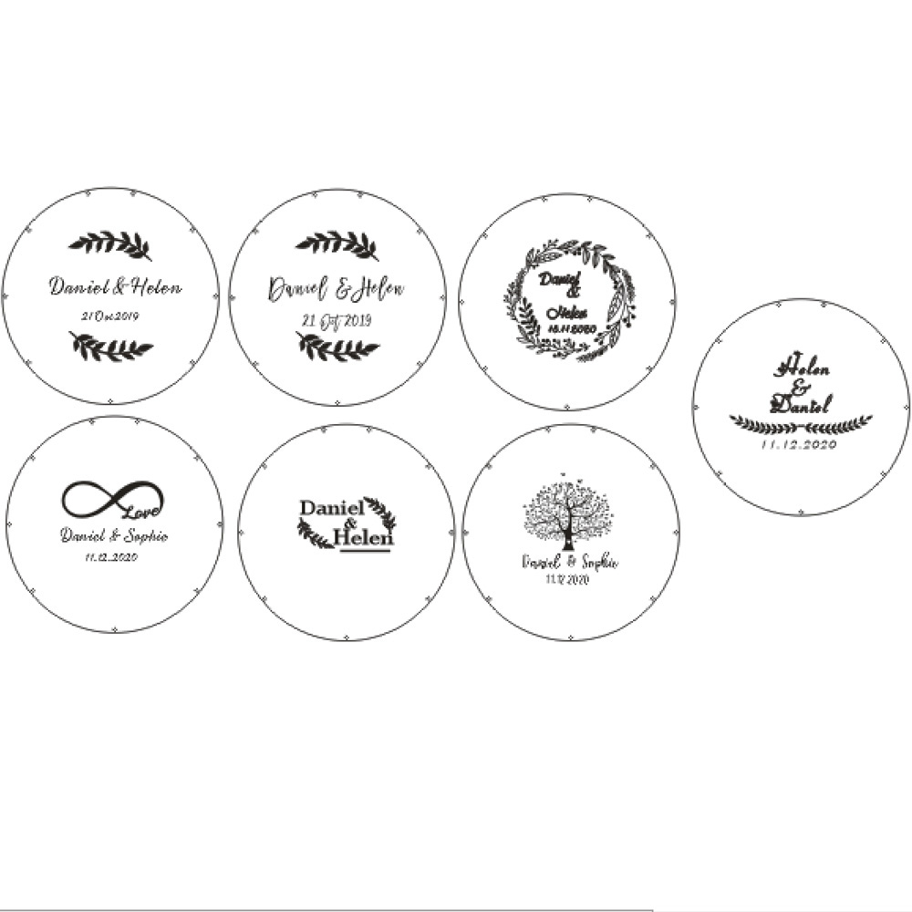 Livre d'Or de Mariage Rond en  - Interior Design Names avis et prix