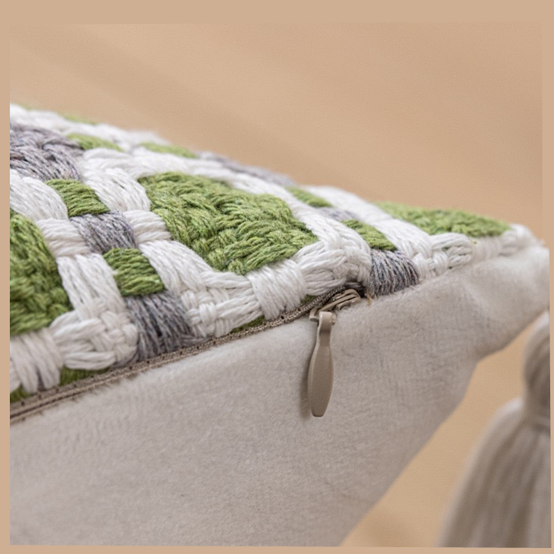Housse de coussin décorative m - Textured Throw Natural avis et prix