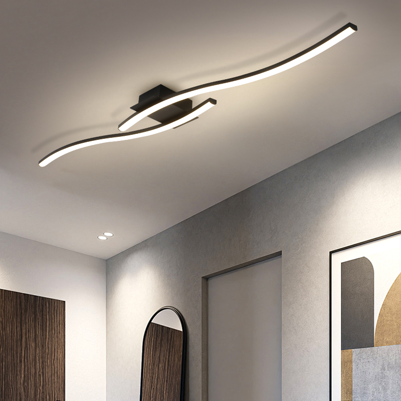 Plafonnier LED noir minimalist - Interior Design Elements avis et prix