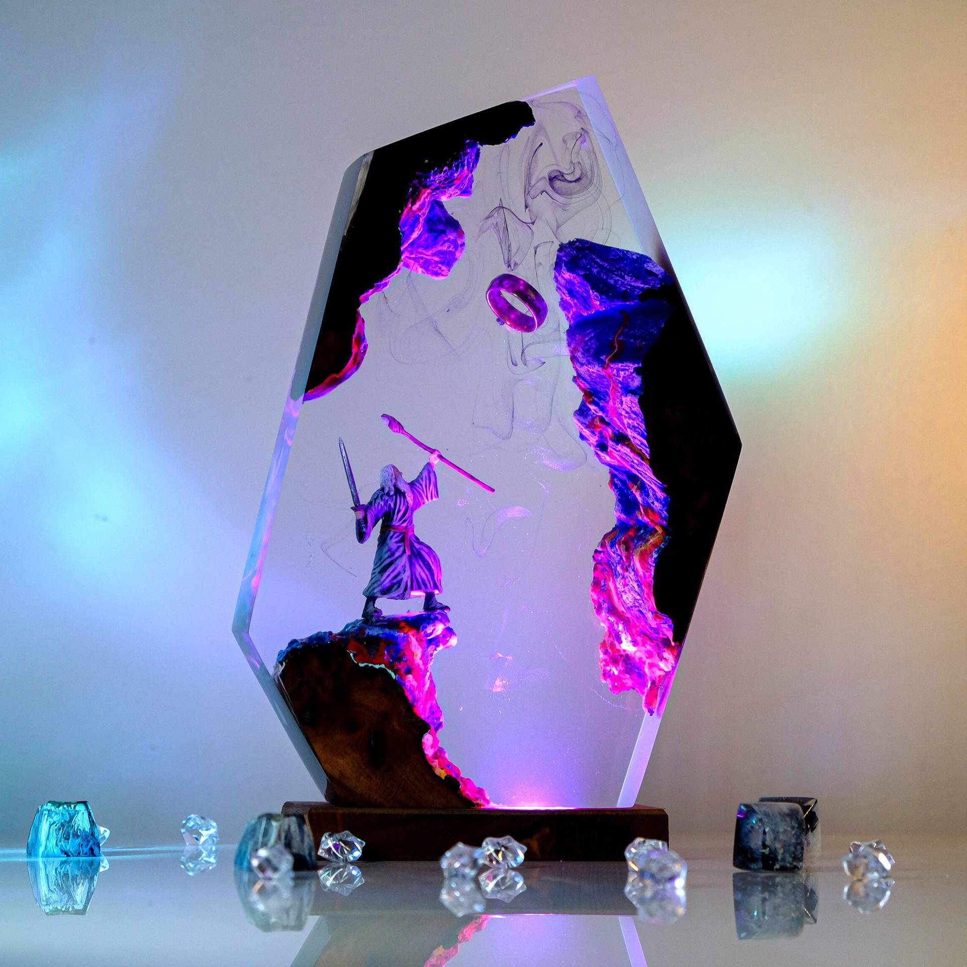 Lampe de table en résine Scène - Interior Design House avis et prix