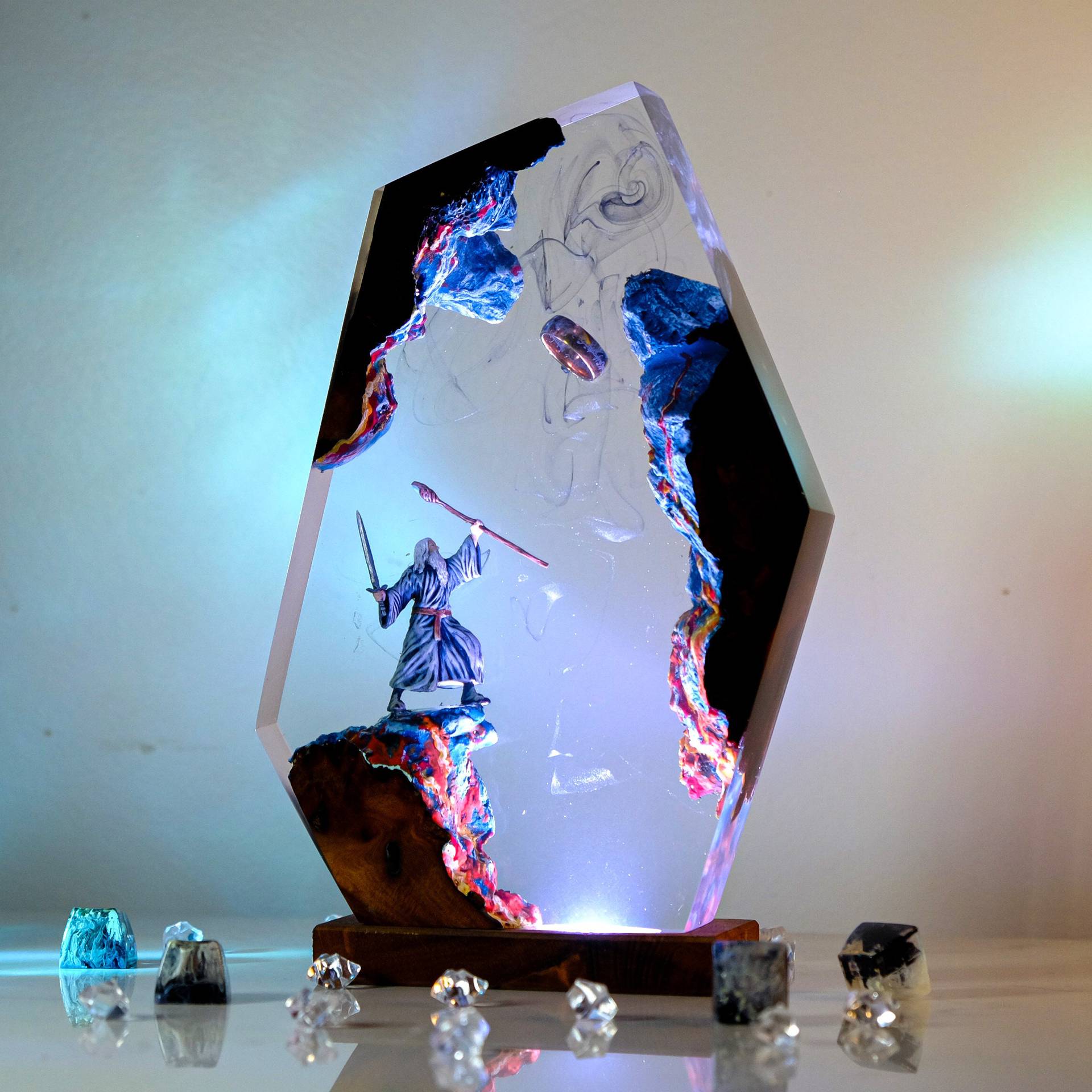 Lampe de table en résine Scène - Interior Design House avis et prix