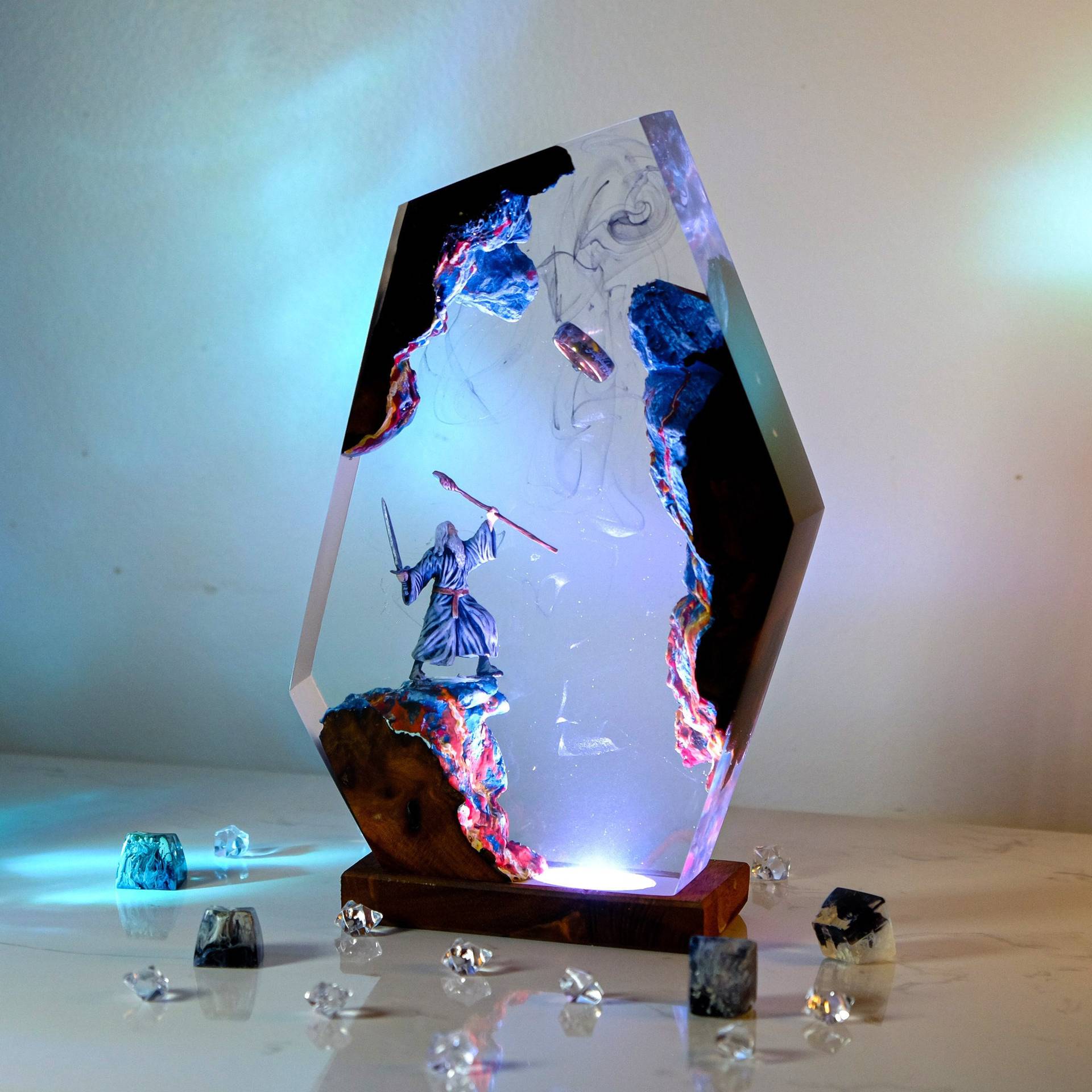 Lampe de table en résine Scène - Interior Design House avis et prix
