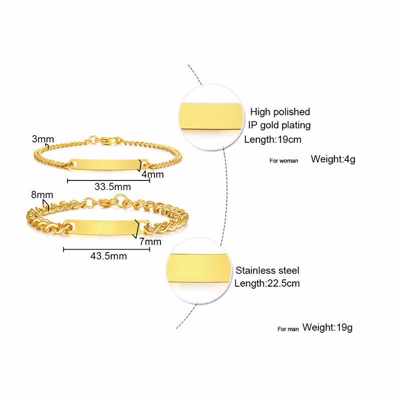 Bracelet en acier inoxydable a - Interior Design Names avis et prix