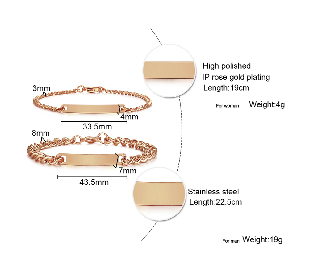 Bracelet en acier inoxydable a - Interior Design Names avis et prix