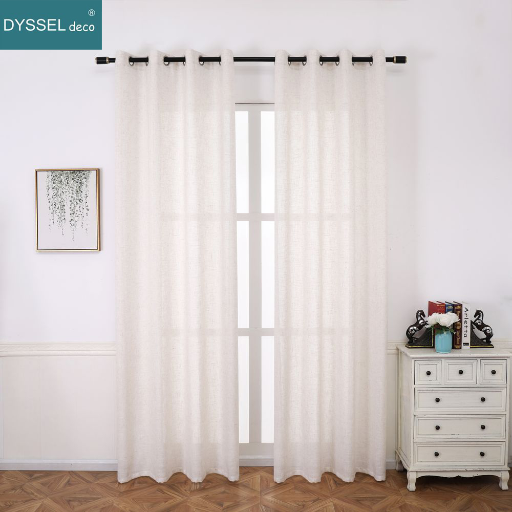 Rideau de fenêtre décoratif so - Linen Curtain Eyelet avis et prix