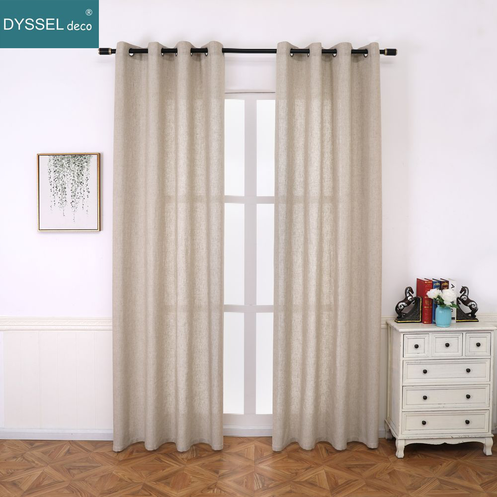Rideau de fenêtre décoratif so - Linen Curtain Eyelet avis et prix