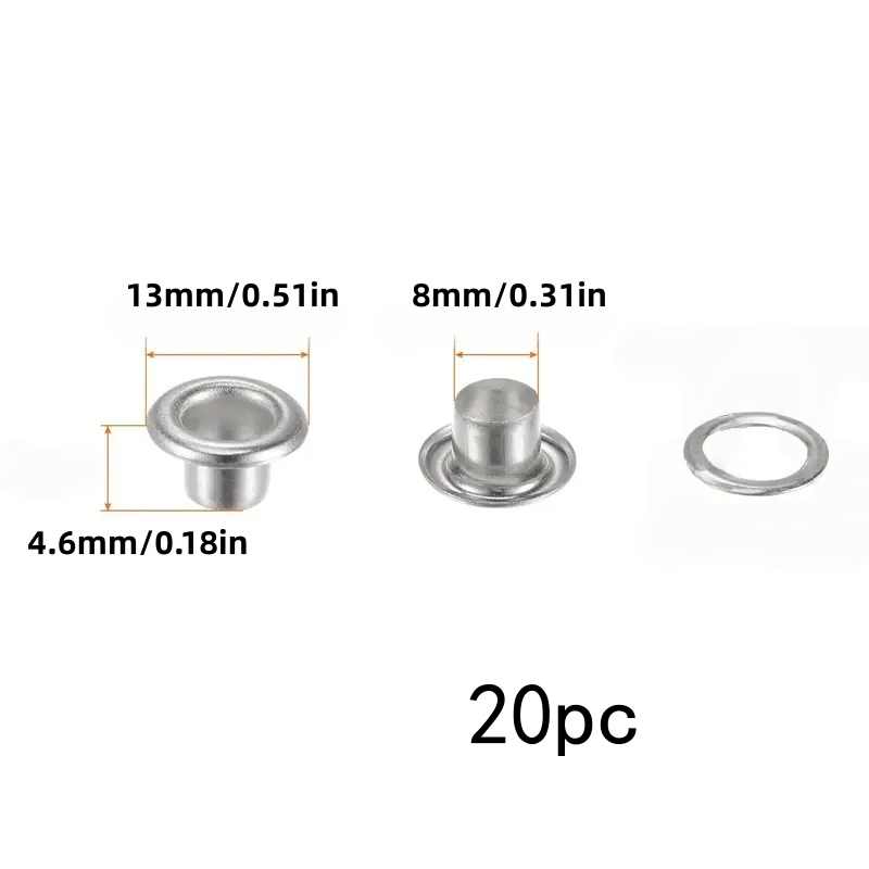 Kit de 20 œillets métalliques  - Linen Curtain Eyelet avis et prix