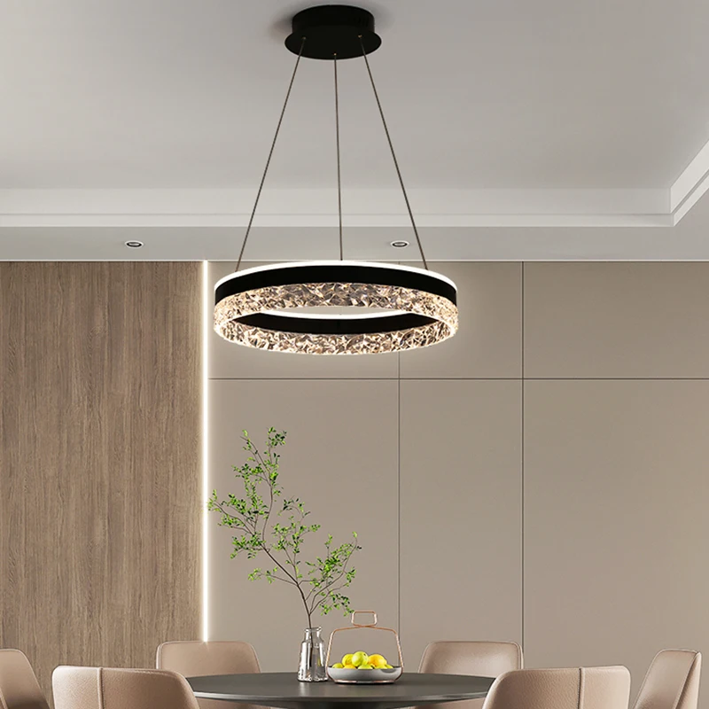Lampe LED suspendue en cristal - Interior Design Kitchen Modern avis et prix