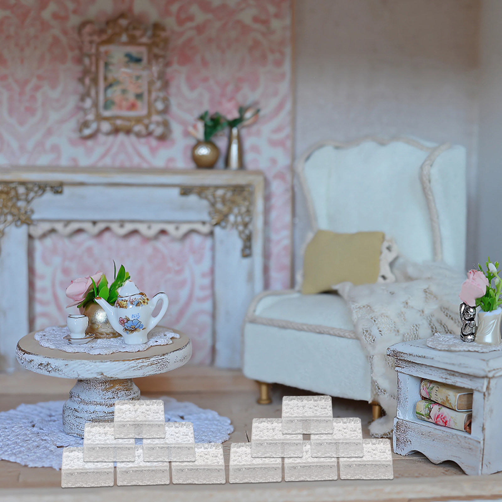 20 mini-briques carrées en ver - Interior Design Elements avis et prix